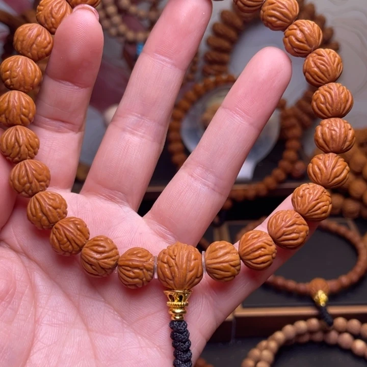 桃核吊坠龙文桃核