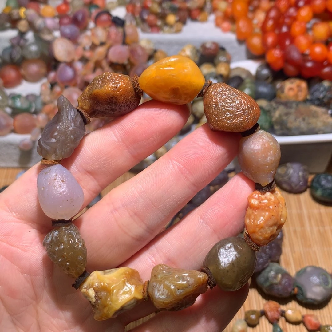 玛瑙/玉髓手链未镶嵌