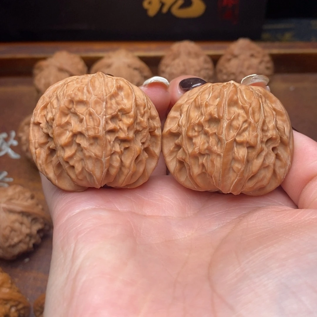 文玩核桃把件磨盘41 S19号