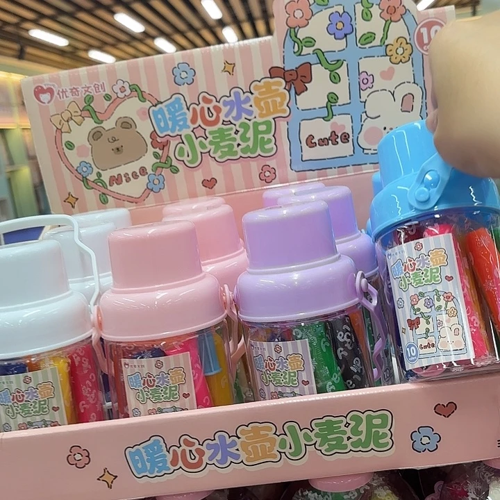 十二个装暖水壶小麦泥