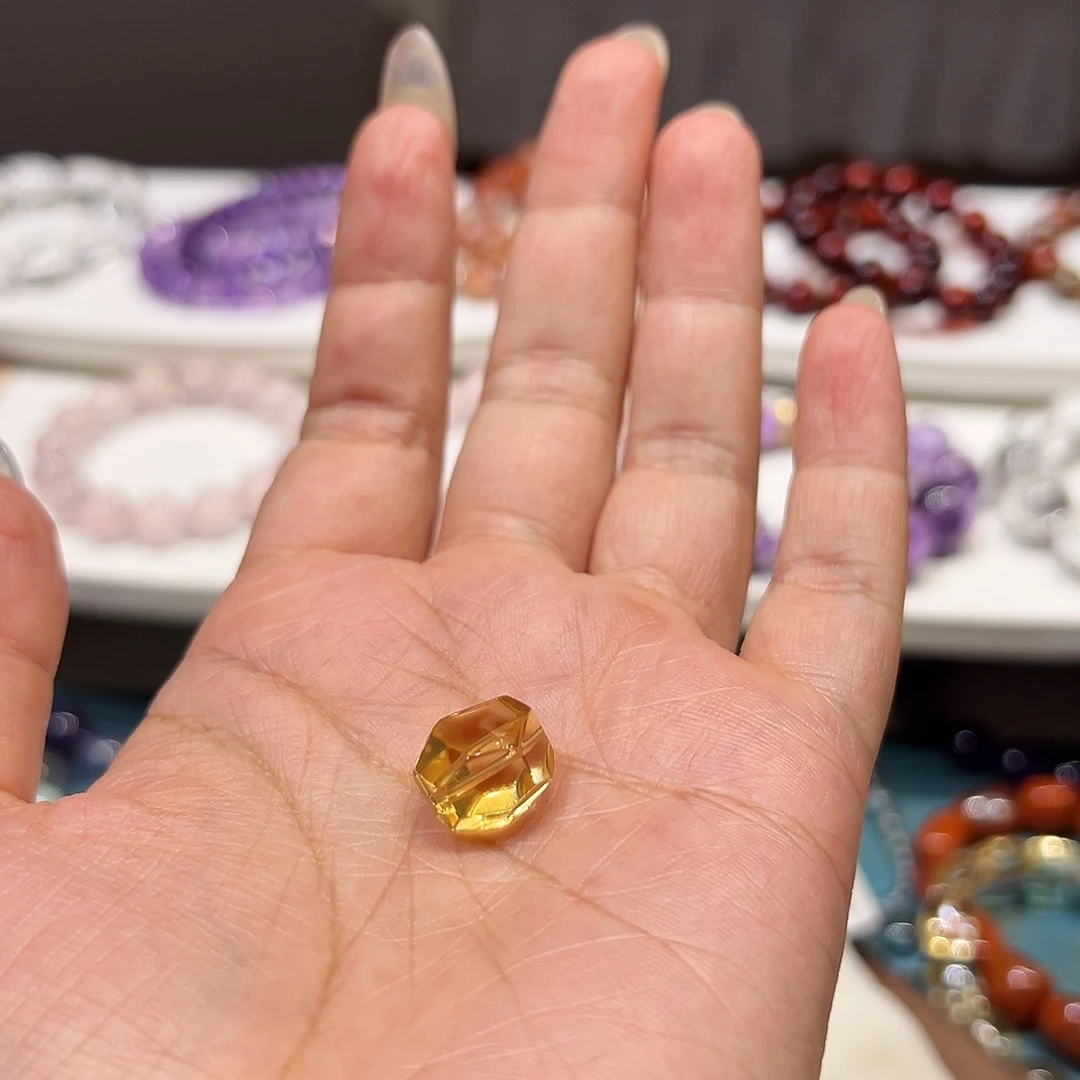 R***e手串未镶嵌水晶黄水晶