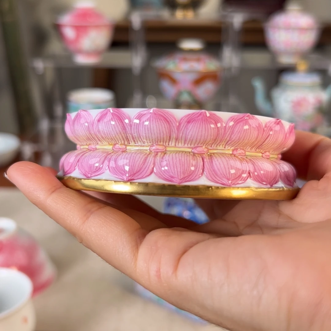 也***了纯手工手绘 高端茶器