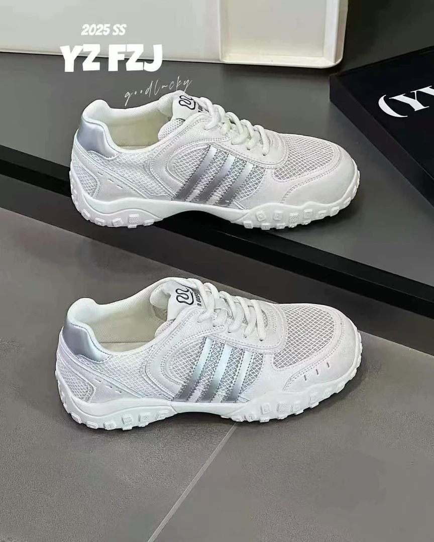 【华小姐】春夏季新款时尚潮流圆头厚底透气百搭休闲鞋5116-12