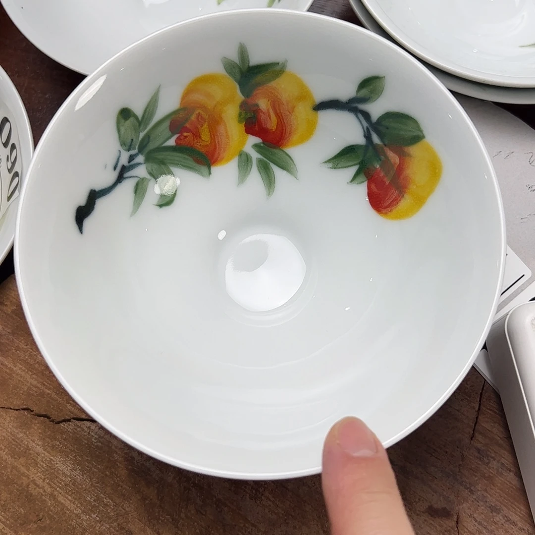 瓷片初*景德镇陶瓷手工手绘制作