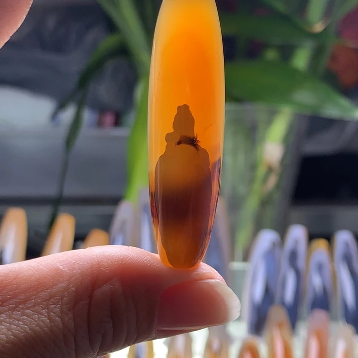 未镶嵌玛瑙/玉髓珠宝半成品25