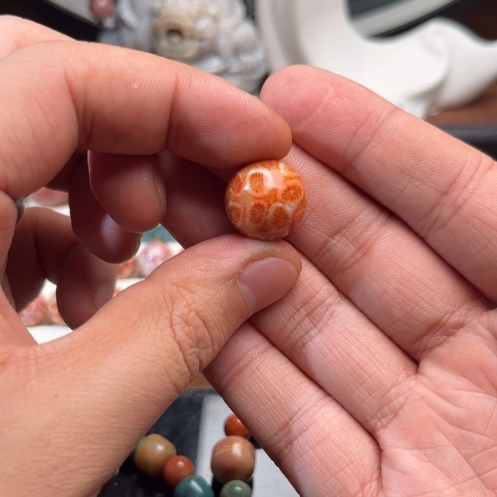 玛瑙/玉髓未镶嵌珠子硅化玉