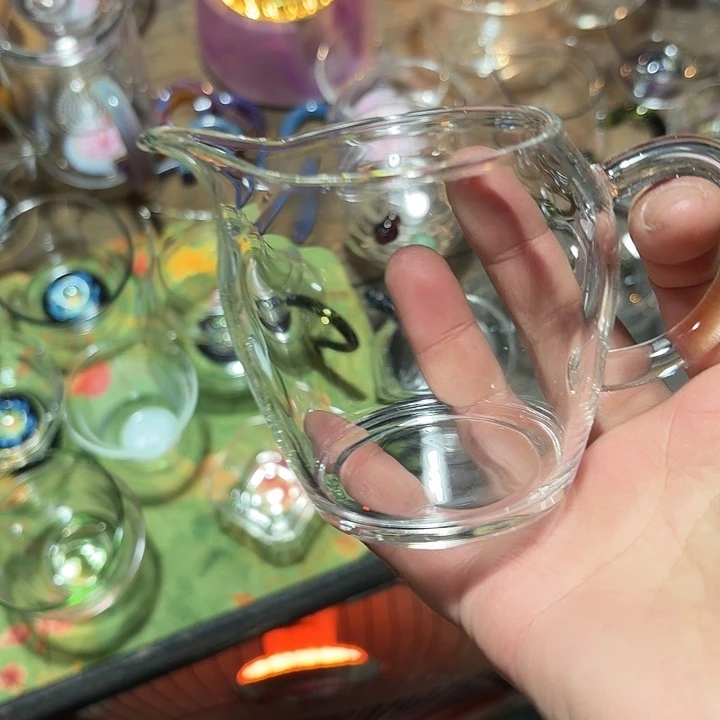 手工艺品玻璃玻璃茶器小清雅透明