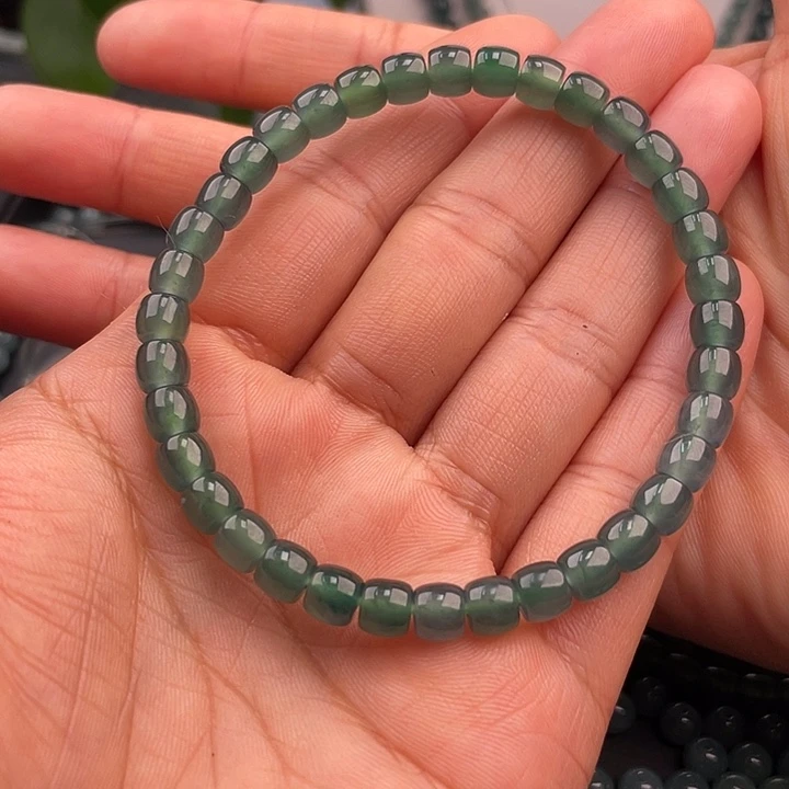 火***燚翡翠未镶嵌手链多样性发货自选散珠