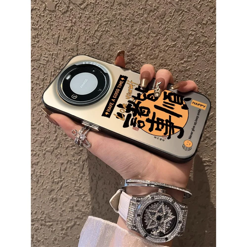 适用于华为mate70pro手机壳高级感诸事皆顺mate60pro防摔pura80套