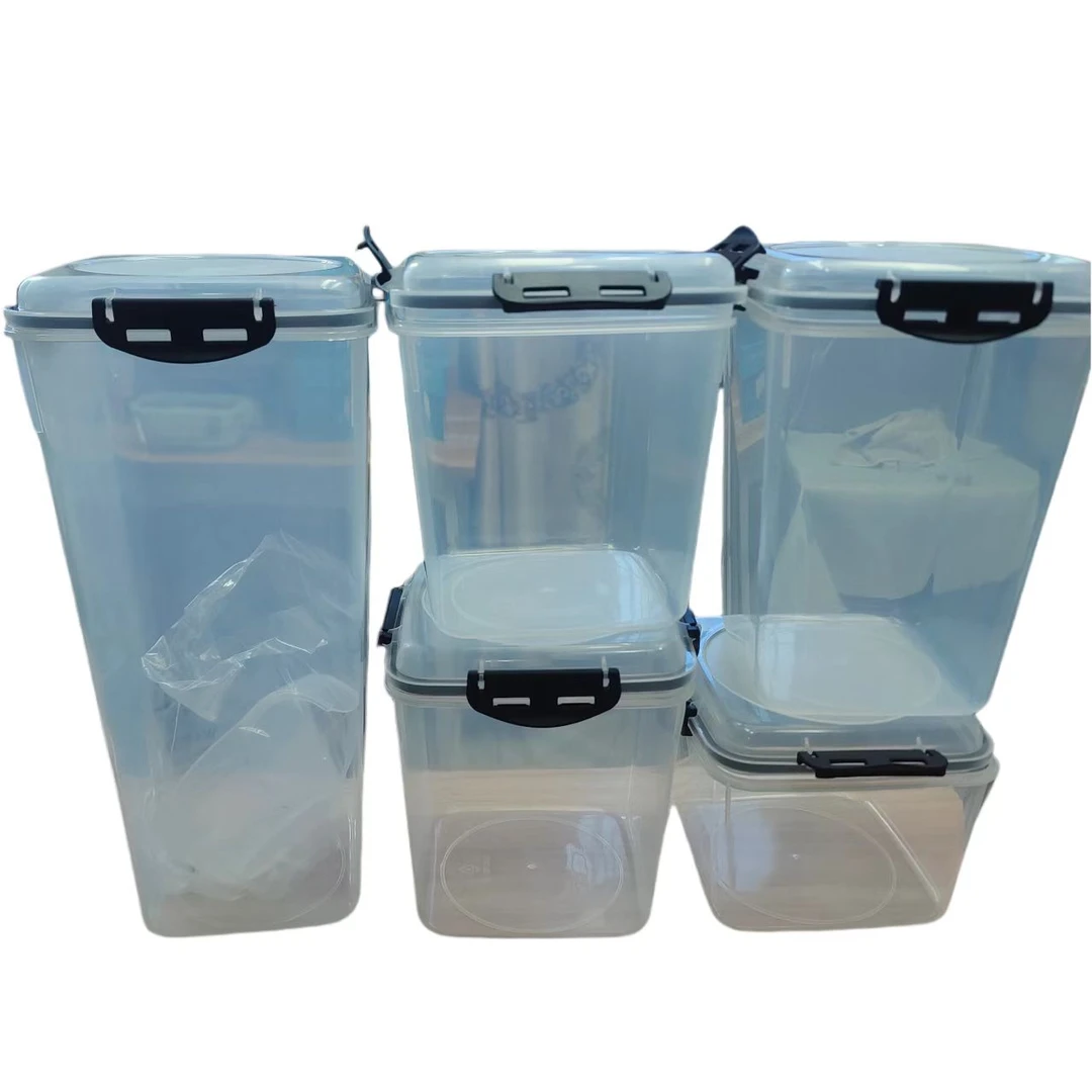 B264    密封密封罐收纳盒透明装塑料