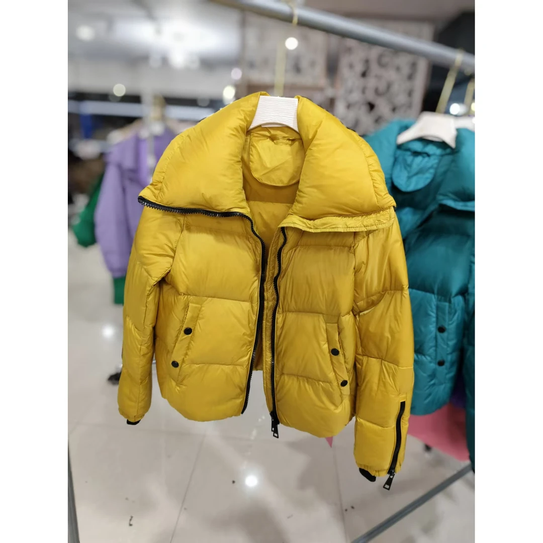 A88#糖果系短款羽绒服女2024年秋冬新款时尚宽松加厚小个子外套女