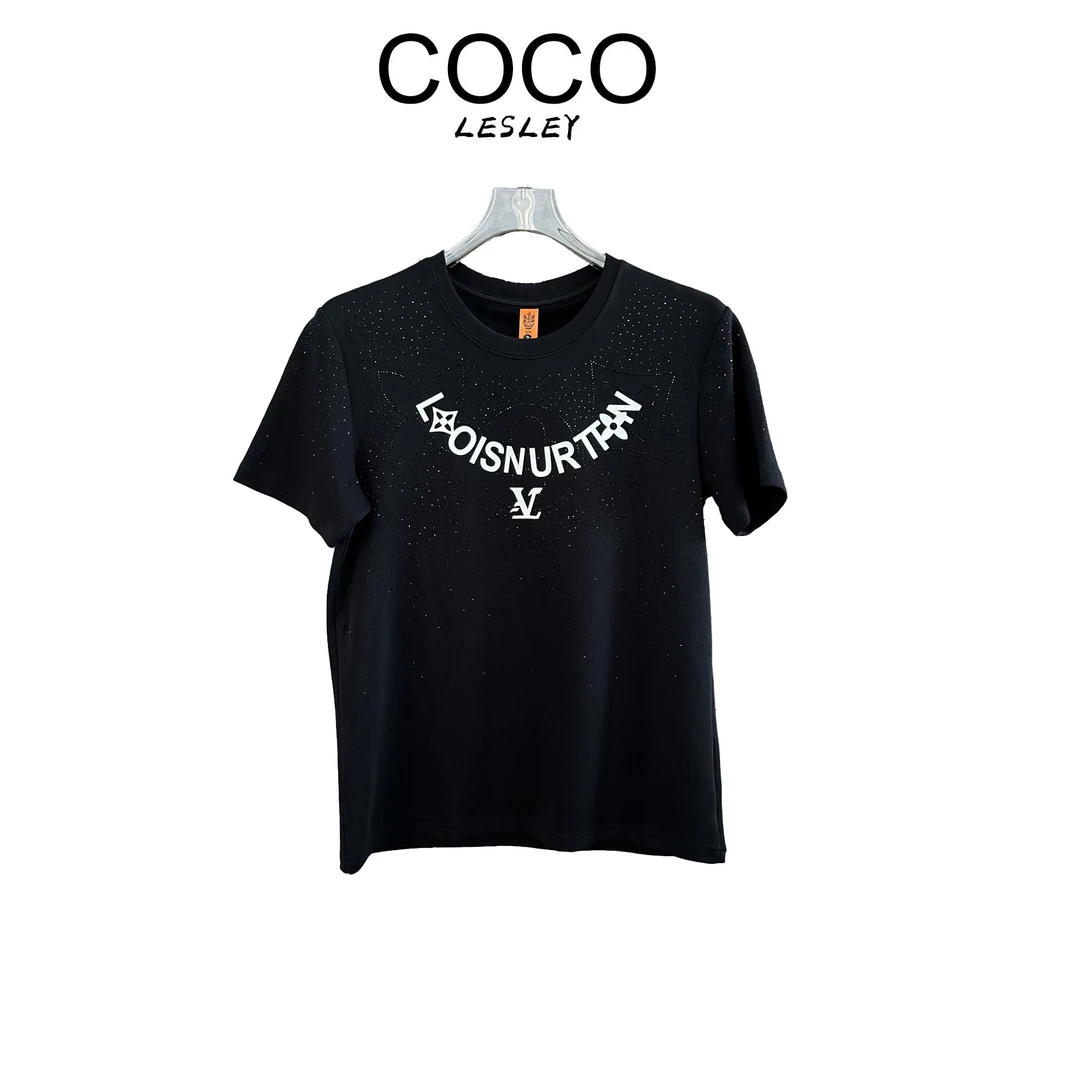 【COCO LESLEY】男女同款短袖T恤轻奢时尚圆领半袖上衣