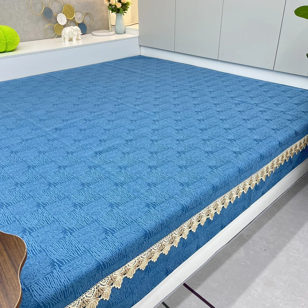 暖木杨（魔方款）加厚雪尼尔面料四季柔软榻榻米床盖炕盖防滑耐磨