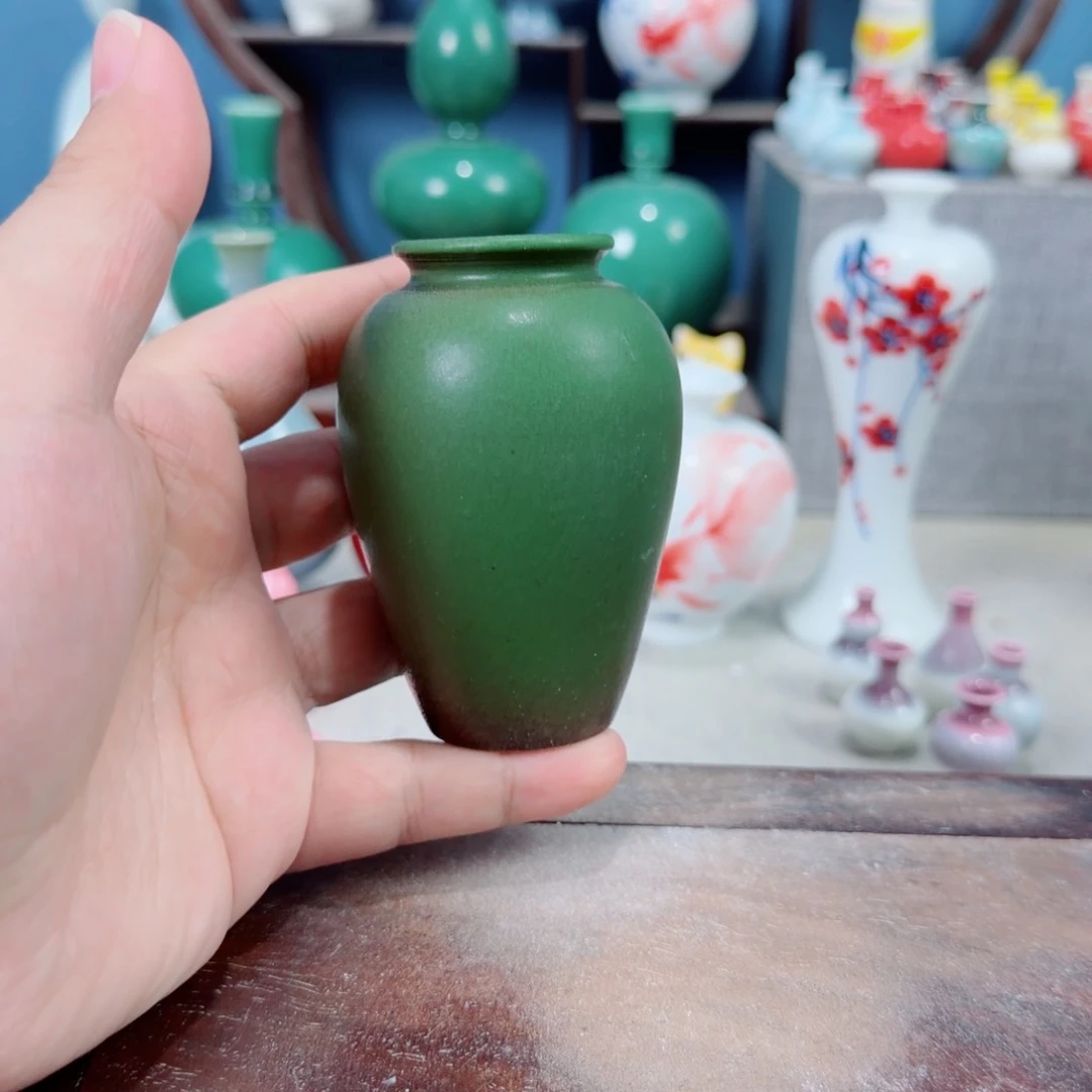 陶瓷手工小花器摆件