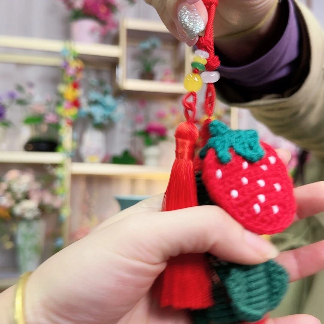 纯手工钩织手工钩织设计挂件