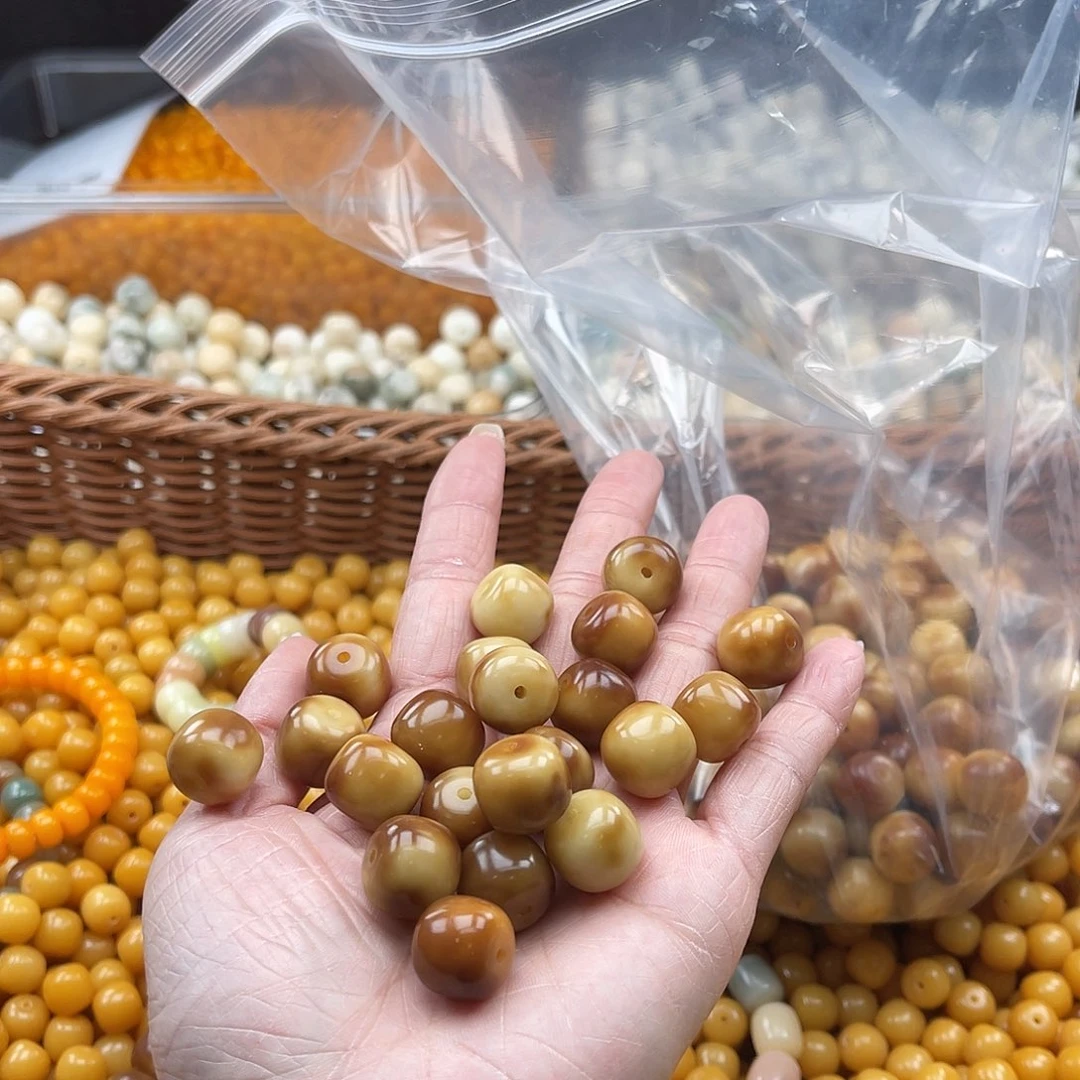 白玉菩提吊坠C/14mm/30+5颗