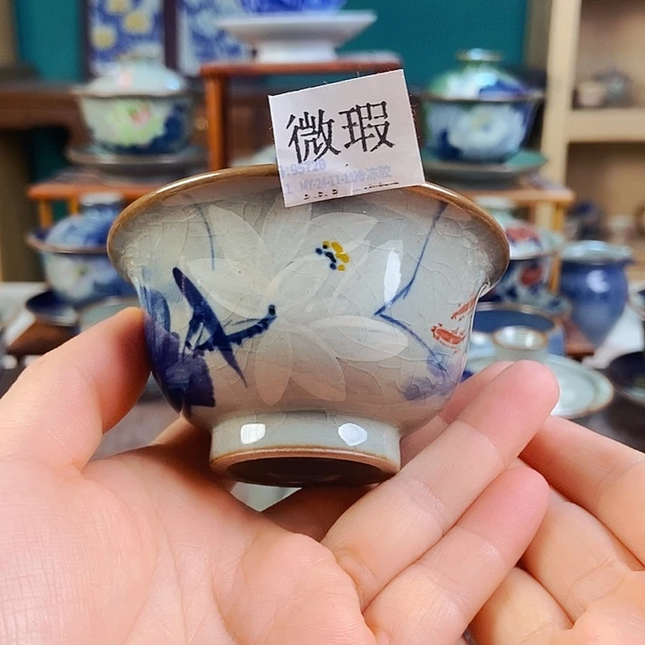 悠***然瓷片手工制作工艺精湛等