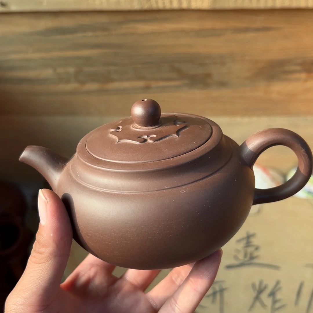 紫砂茶壶老厂紫砂壶一件！