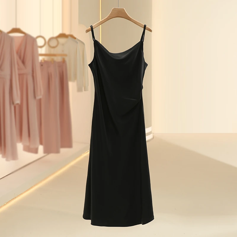 【良月】气质女人味显瘦吊带连衣裙2025春季七号铺专柜品牌女装