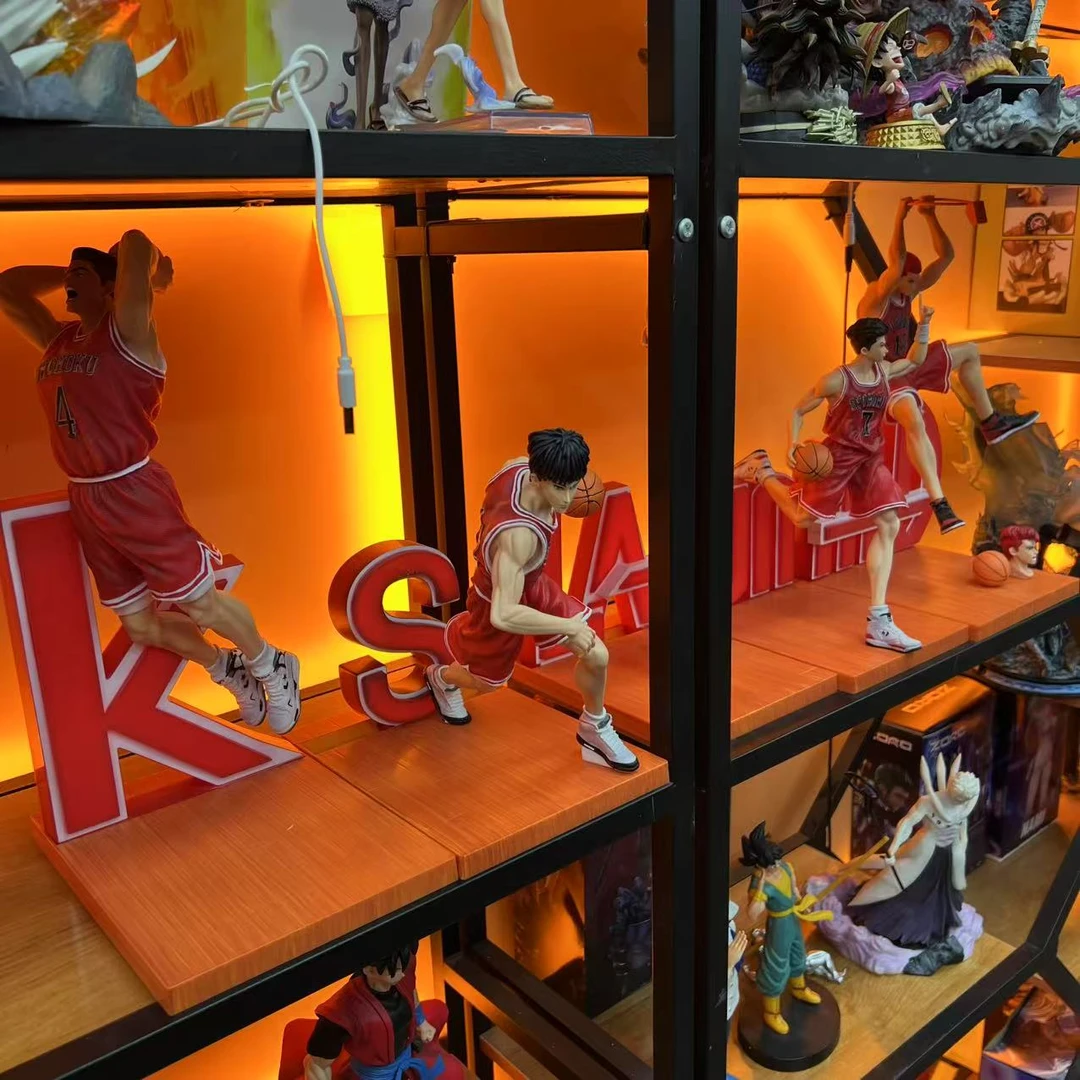 精品湘北五虎 一套高约35cm 宽约80cm 灌篮高手 青春回忆手办模玩