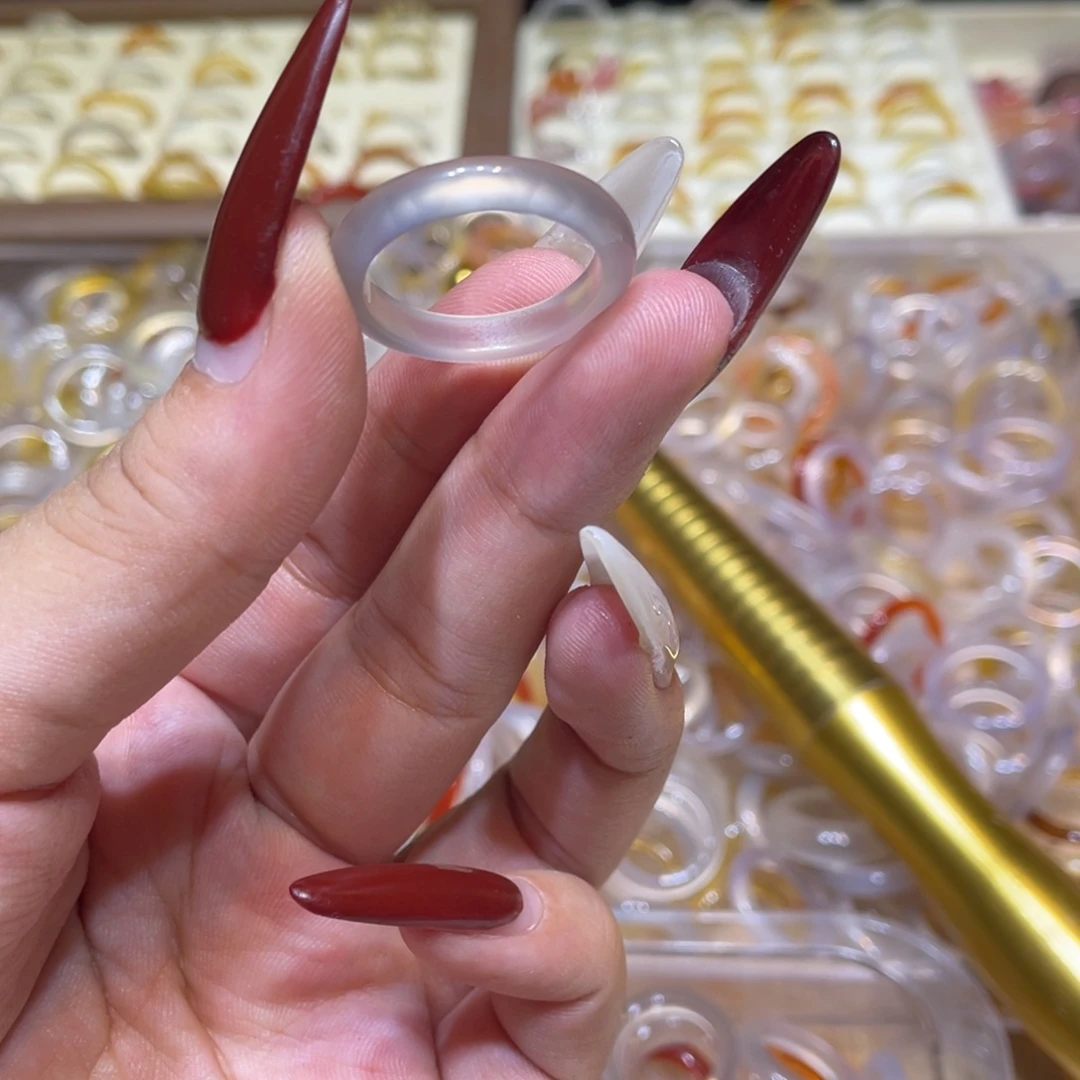 未镶嵌戒指玛瑙/玉髓49号港22