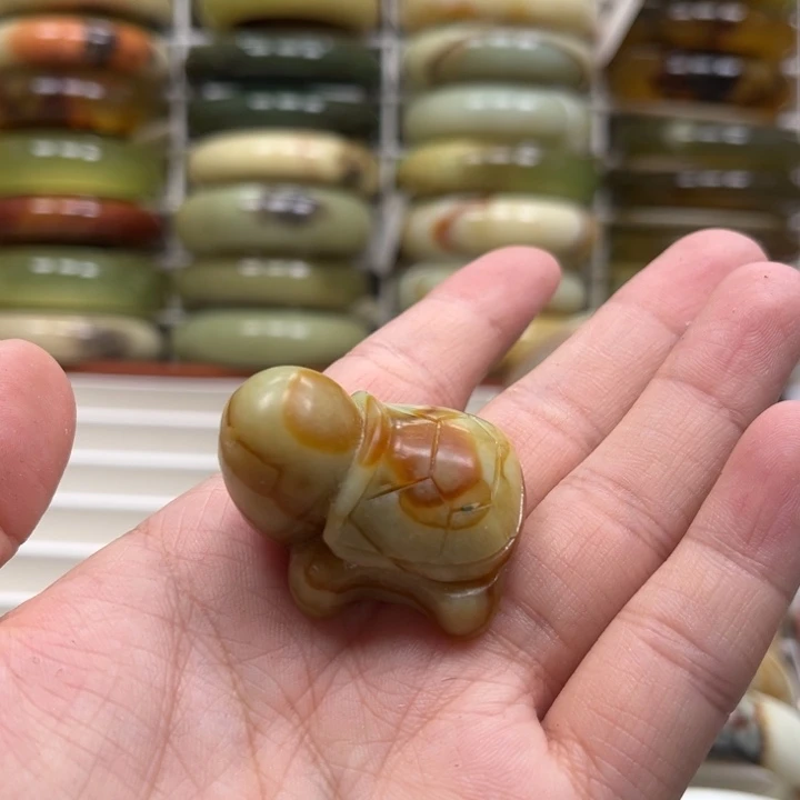 ʚ***༄蛇纹石玉未镶嵌手镯