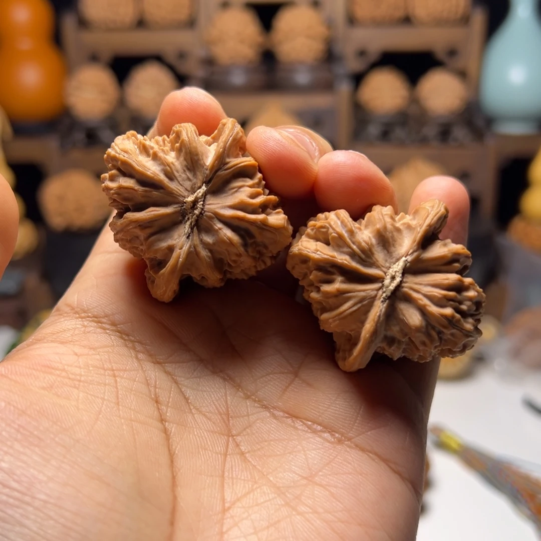 文玩核桃把件41火焰马蹄