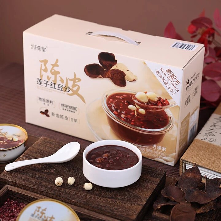 润琮堂陈皮莲子红豆沙即食代餐粥速食粥早餐港式甜品 顺丰包邮