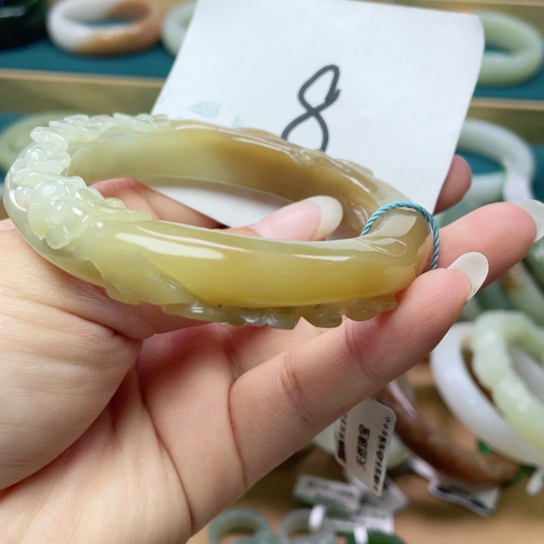 未镶嵌手镯和田玉圈口58