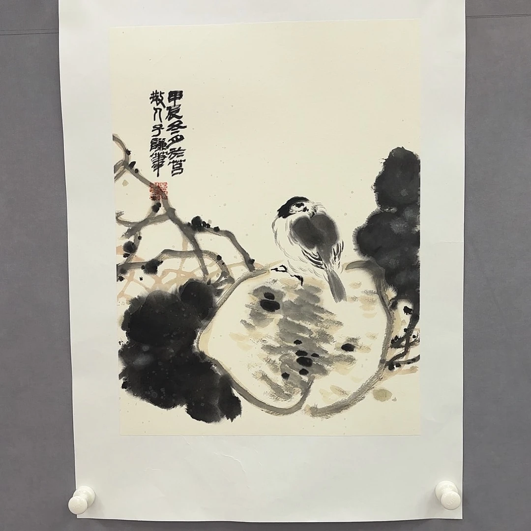 国画艺术家真人手绘