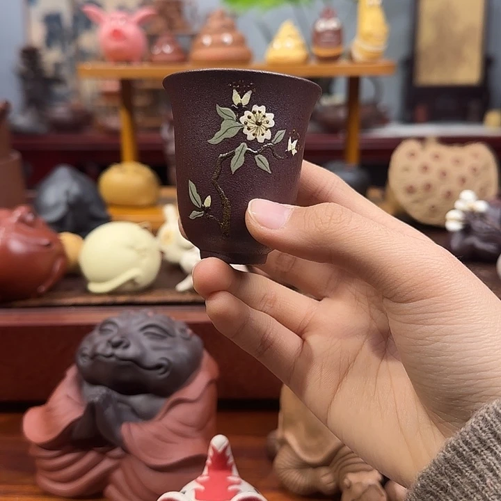 紫砂茶宠宜兴紫砂杯