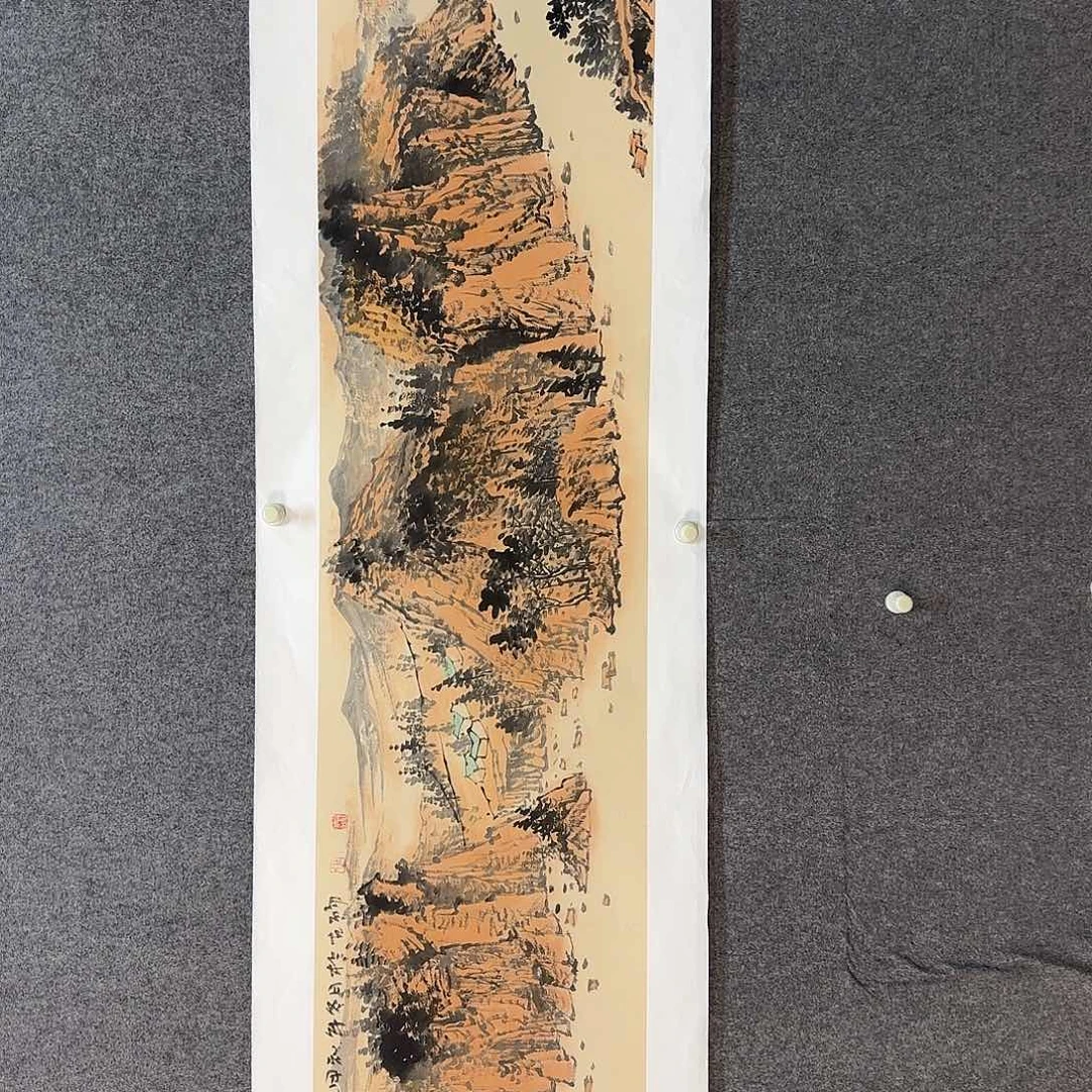 国画杜浩手绘作品