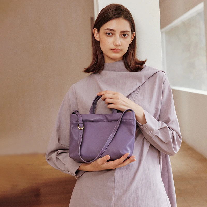 avalea葳里 羊皮水桶托特包 2025新款慵懒风单肩手提斜挎女包C406