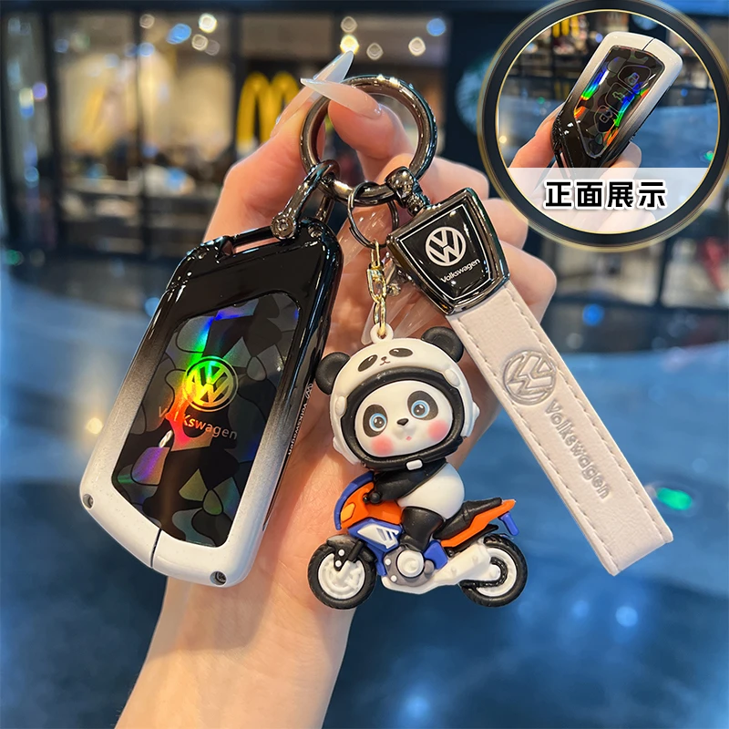 适用大众ID3钥匙套高尔夫8金属扣id3凌度与众包id4/id6途昂壳威然