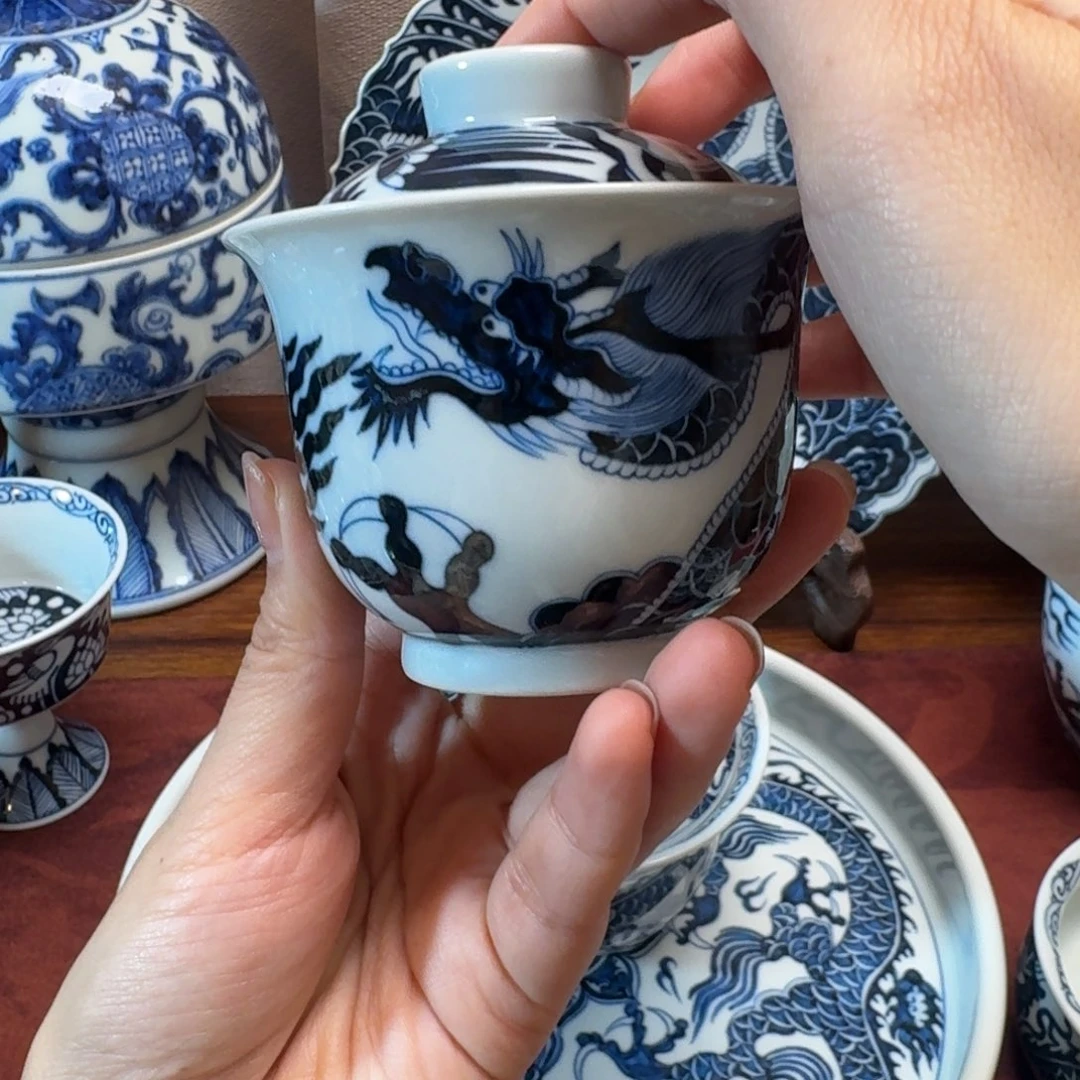 摆件陶手工手绘景德镇陶瓷