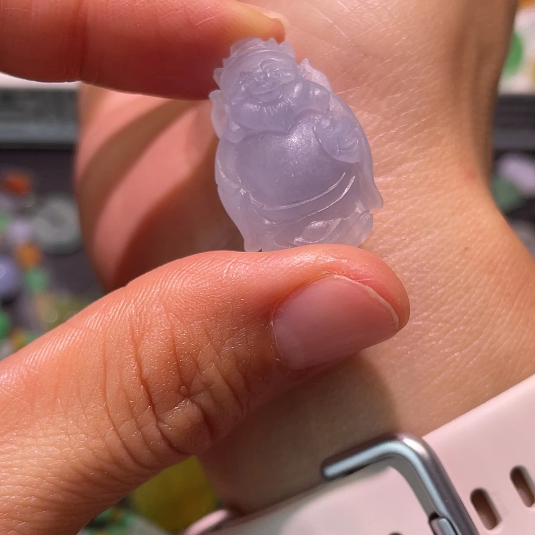定制翡翠未镶嵌财神爷