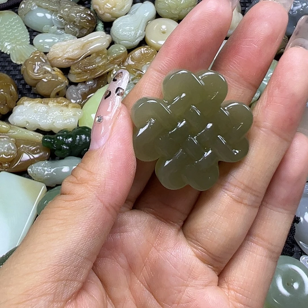 颈饰未镶嵌和田玉有棉