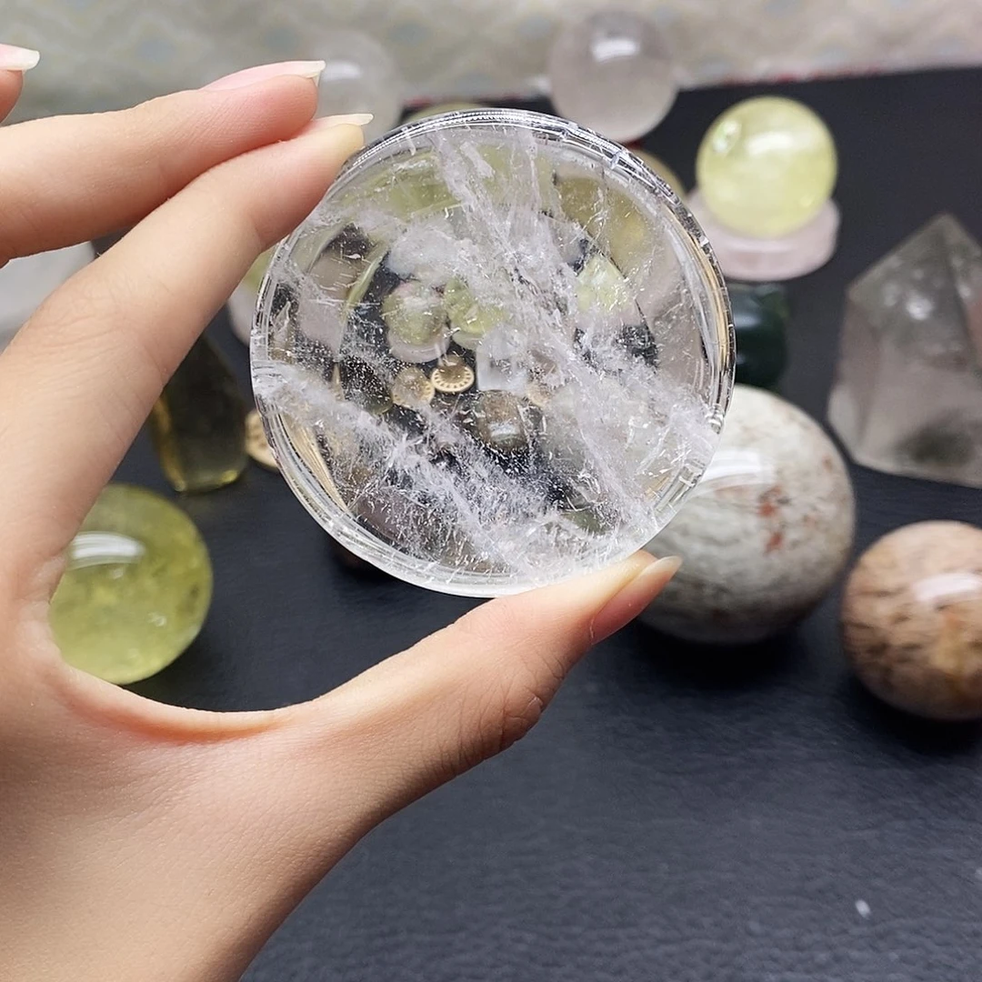 未镶嵌水晶珠宝半成品202水晶石