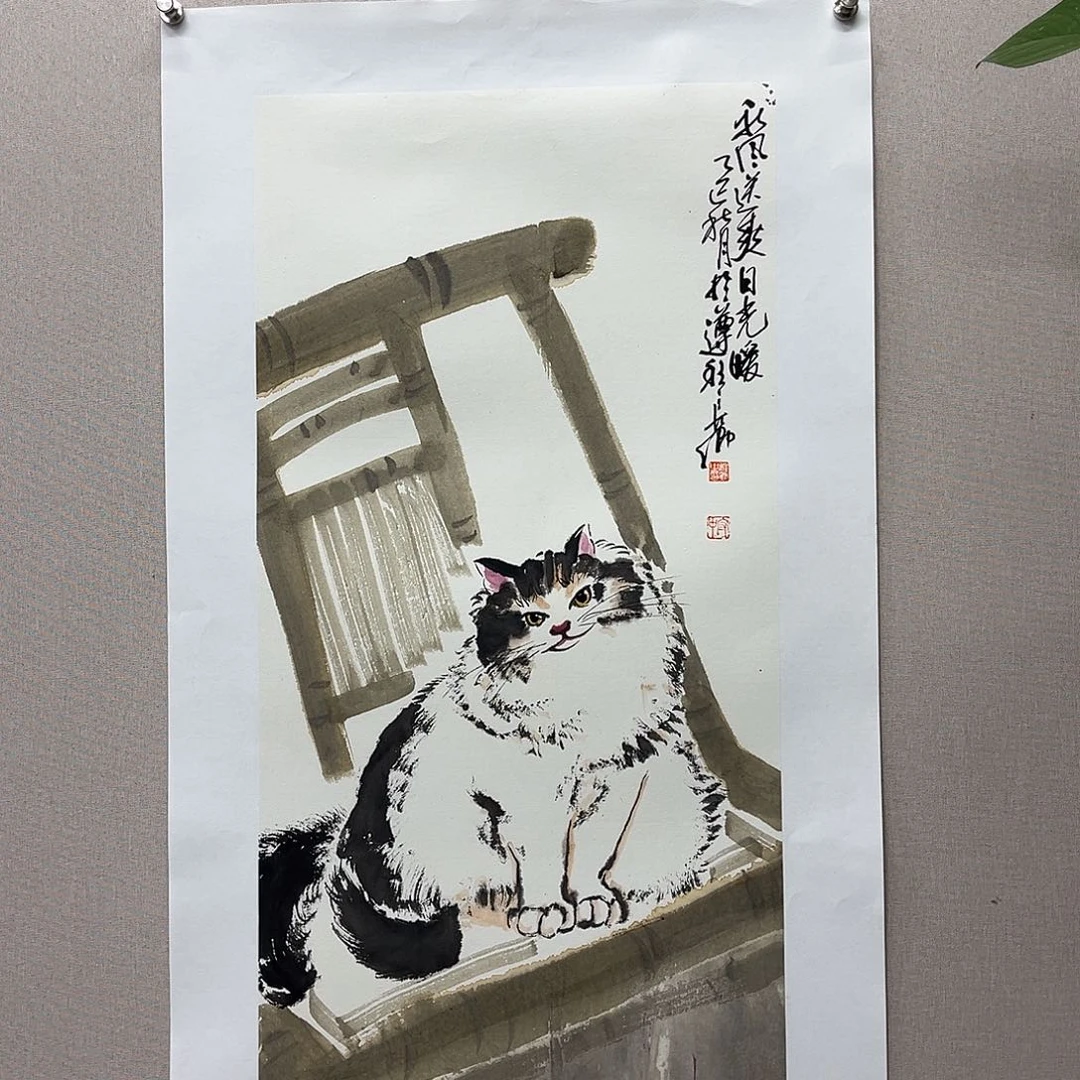 国画艺术家真人手绘