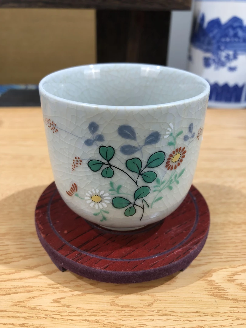 A128 手绘花朵主人杯 满25包邮