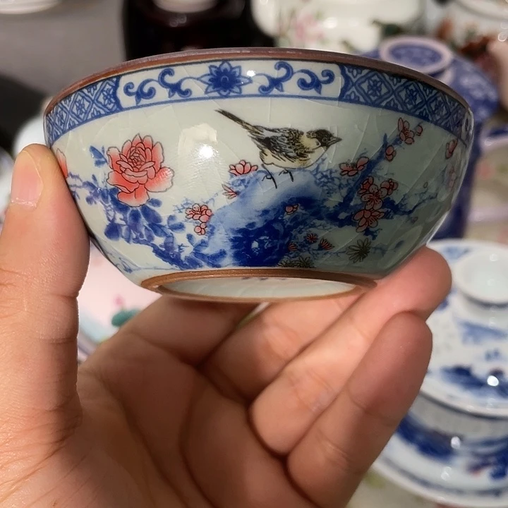 摆件陶景德镇陶瓷主人杯1344