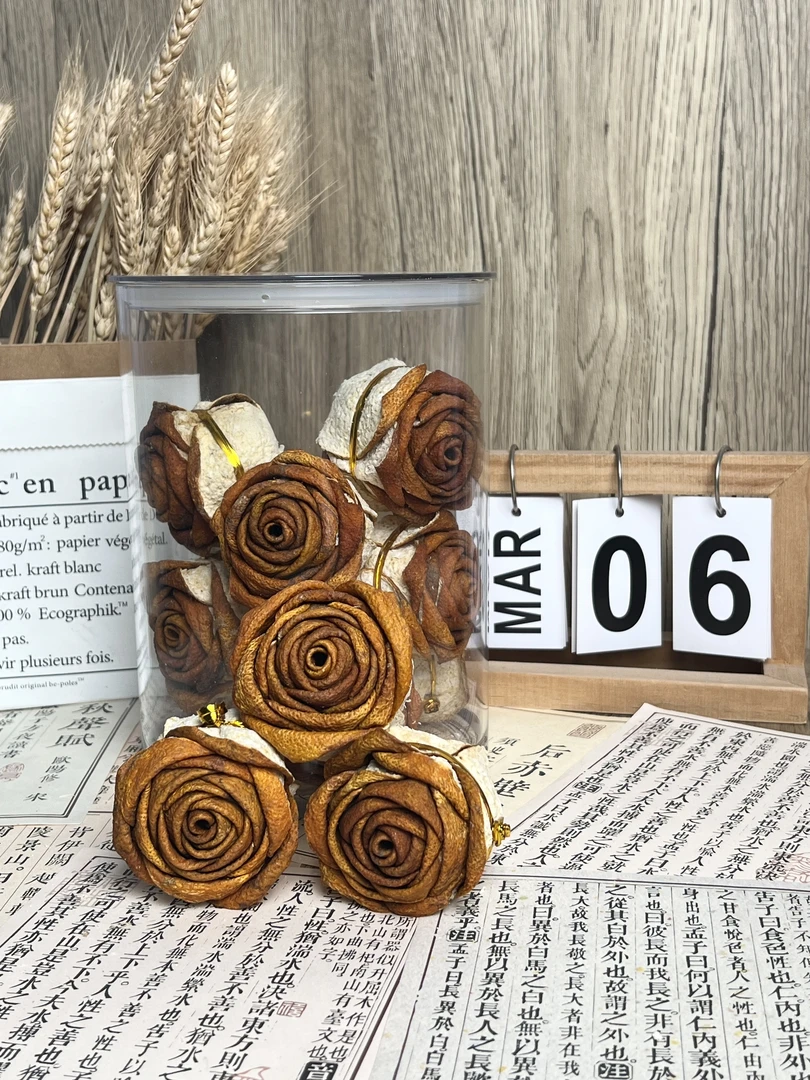 【永不凋零】2025东甲原枝老树冬后玫瑰花【花蜜香】正宗新会陈皮送礼