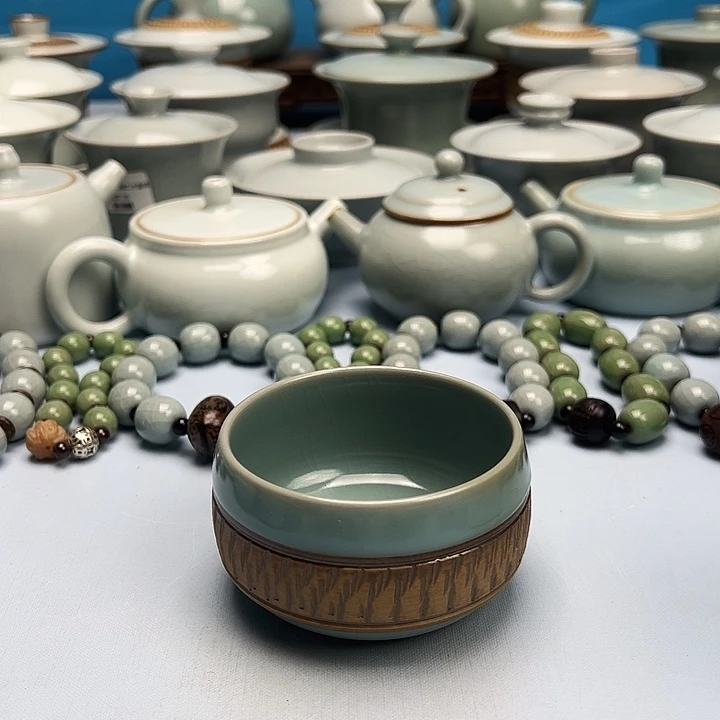 杯微暇仿古釉重工禅定杯原矿原釉原产地