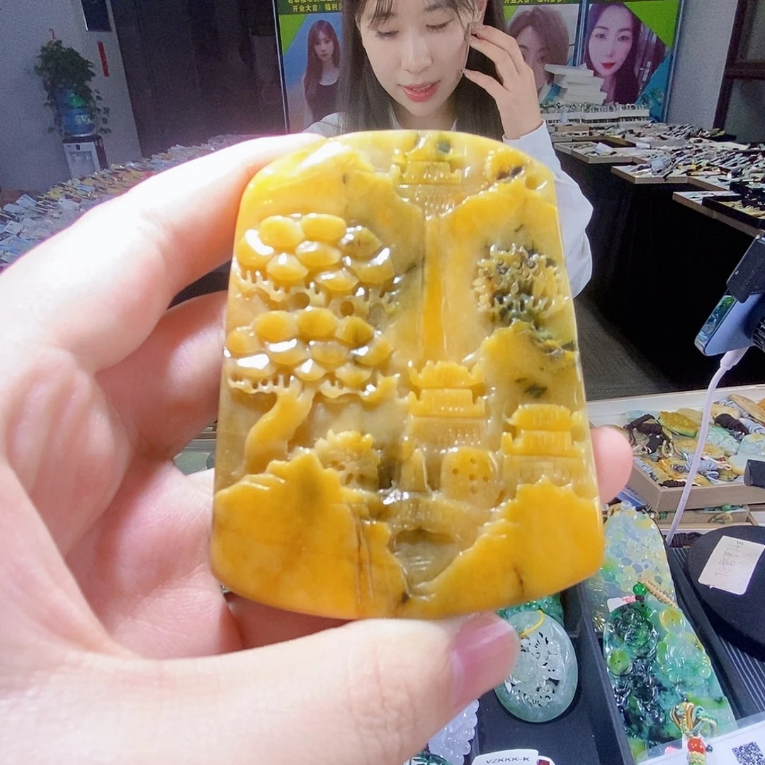 颈饰未镶嵌翡翠翡翠