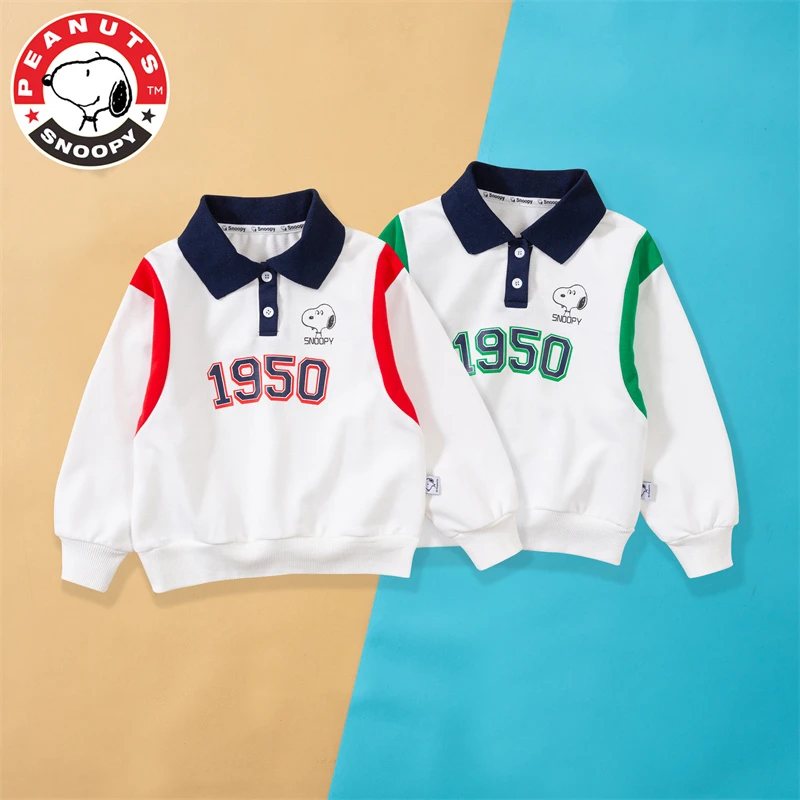 [XY]SXM629史努比Polo领拼色卫衣