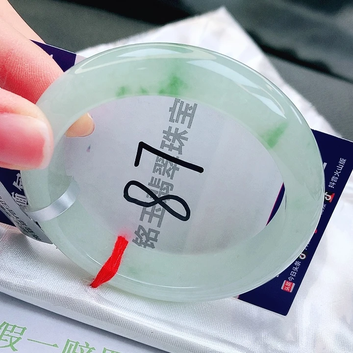 翡翠未镶嵌手镯缅甸天然a货翡翠手镯