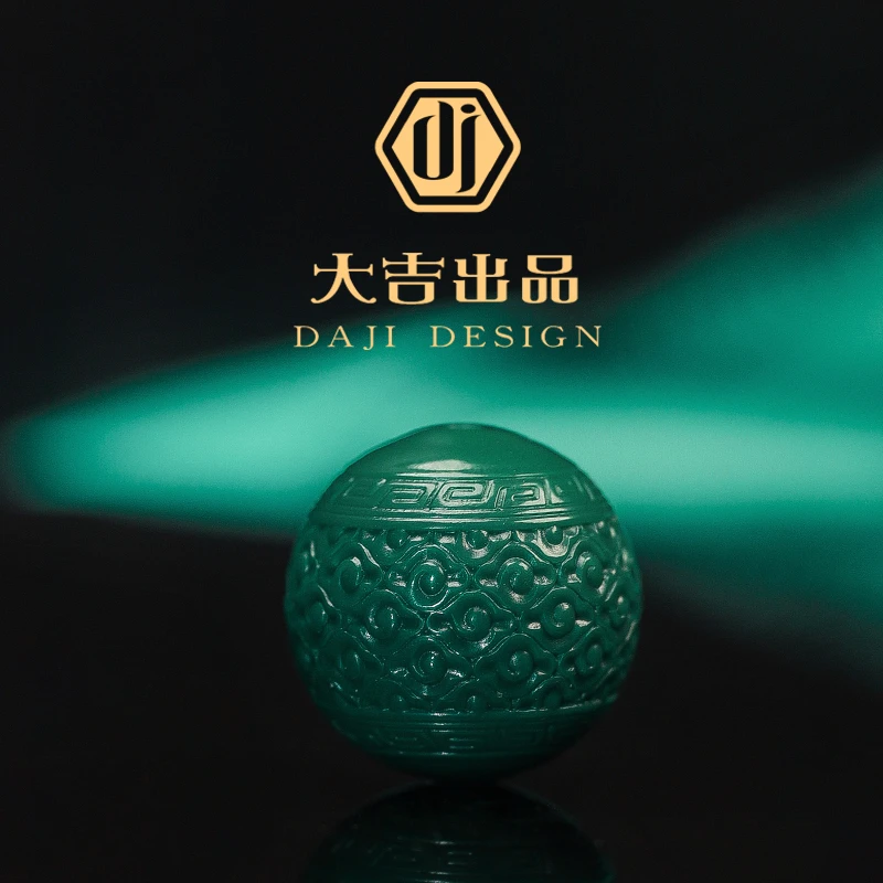 【大吉出品】云纹珠地狱色配饰手串配珠隔珠散珠单颗