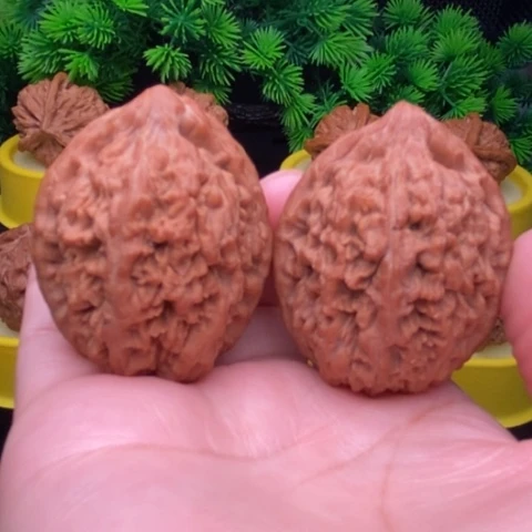 把件文玩核桃蒜头38全品