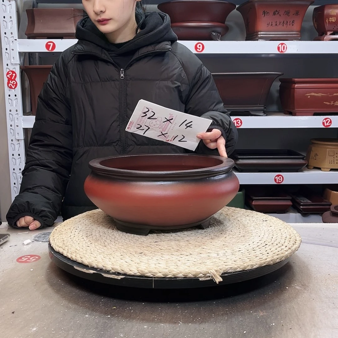 紫砂花盆紫砂花盆