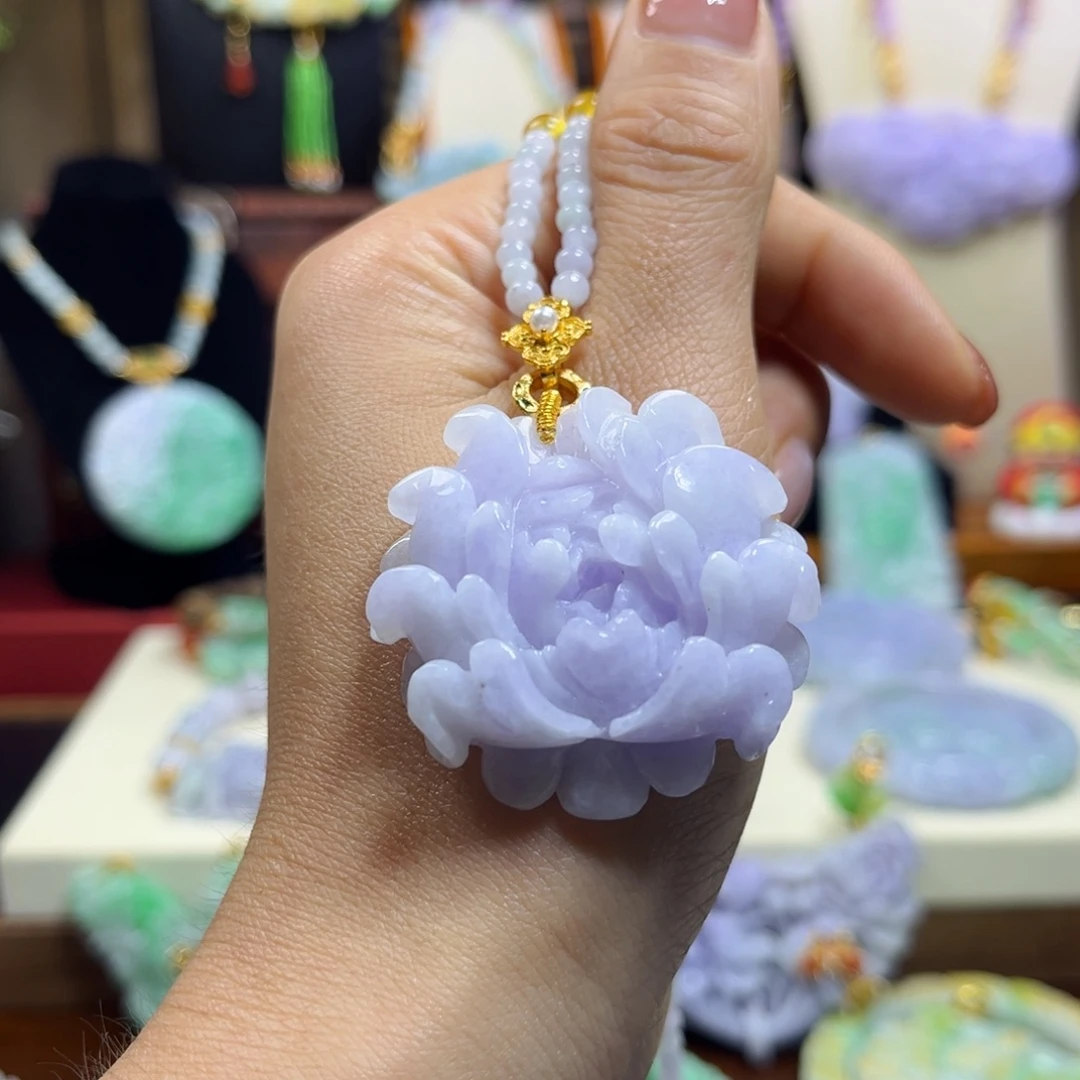 翡翠未镶嵌颈饰天然翡翠